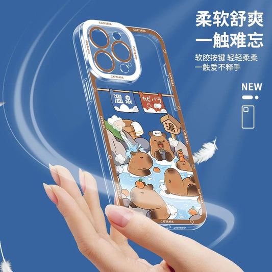 Cute Animal Capybara | Part1 8 Styles - iPhone Case PLUS SE2 XS XR X 11 12 13 14 15 16 16e 17 17e Pro Promax 12mini 13mini