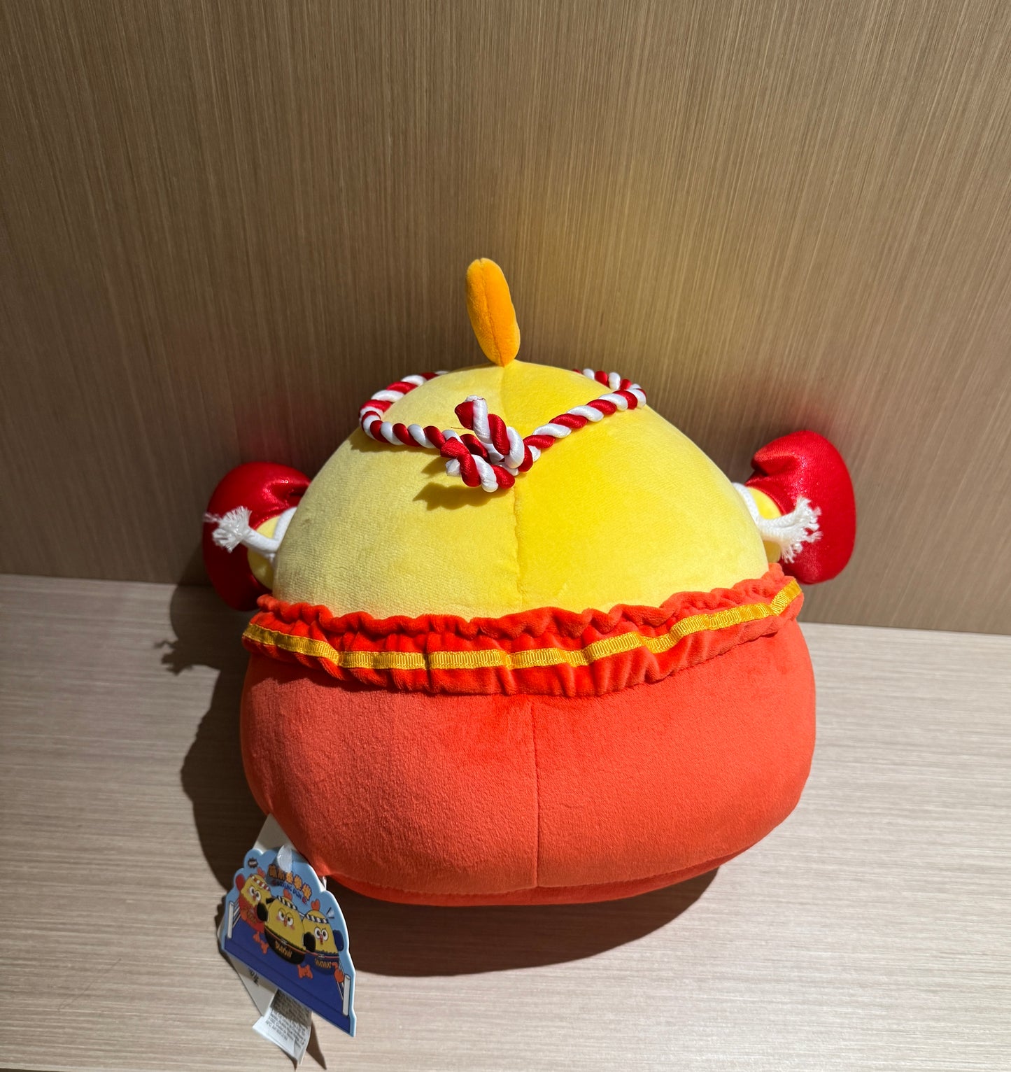 Lovely Chicken Fat Dundun Plush Doll | Muay Thai Orange Red Limited Edition - Children Gift Animal Plush Doll