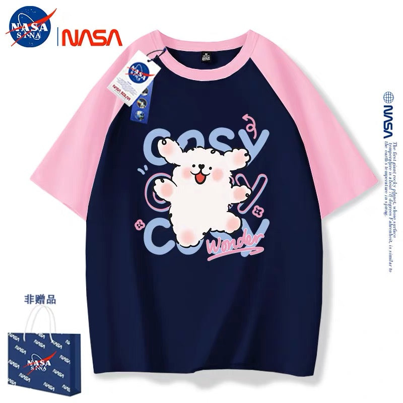 Cute Cartoon Doggie Maltese Puppy Style T-Shirt Series | Say Hello with Smile Part3 - Kawaii Fashion Items for Child & Adult