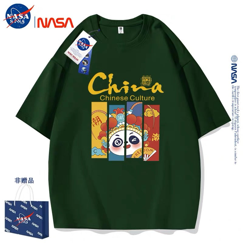 Cute Animals Panda Style T-Shirt Series | Chinese Style Panda Part2 - Kawaii Fashion Items for Child & Adult