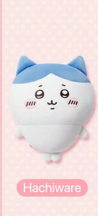 ChiiKawa X Miniso | Hachiware Full Set 9pcs items Mini Plush Doll Keychain Headband Neck Pillow Bag - Kawaii items Room Decoration doll WinnieTheBirds Toy Shop