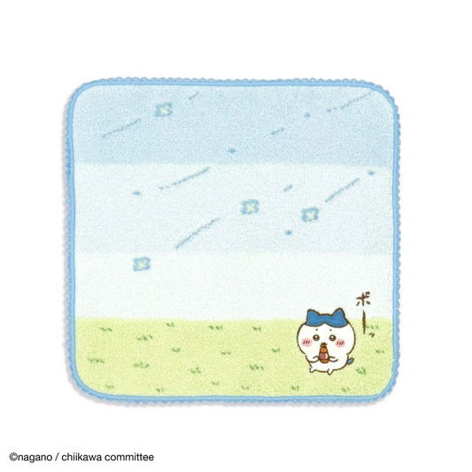 Japan ChiiKawa Wind Blows Series | ChiiKawa Hachiware Usagi Wind Blows Series Handkerchief - Kawaii Cute Item WinnieTheBirds Toy Shop
