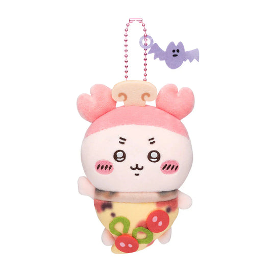 Japan ChiiKawa Halloween 2024 Series | ChiiKawa Hachiware Usagi Momonga Crab Black Cat and Pizza Plush Doll Keychain Kawaii items Room Decoration doll WinnieTheBirds Toy Shop