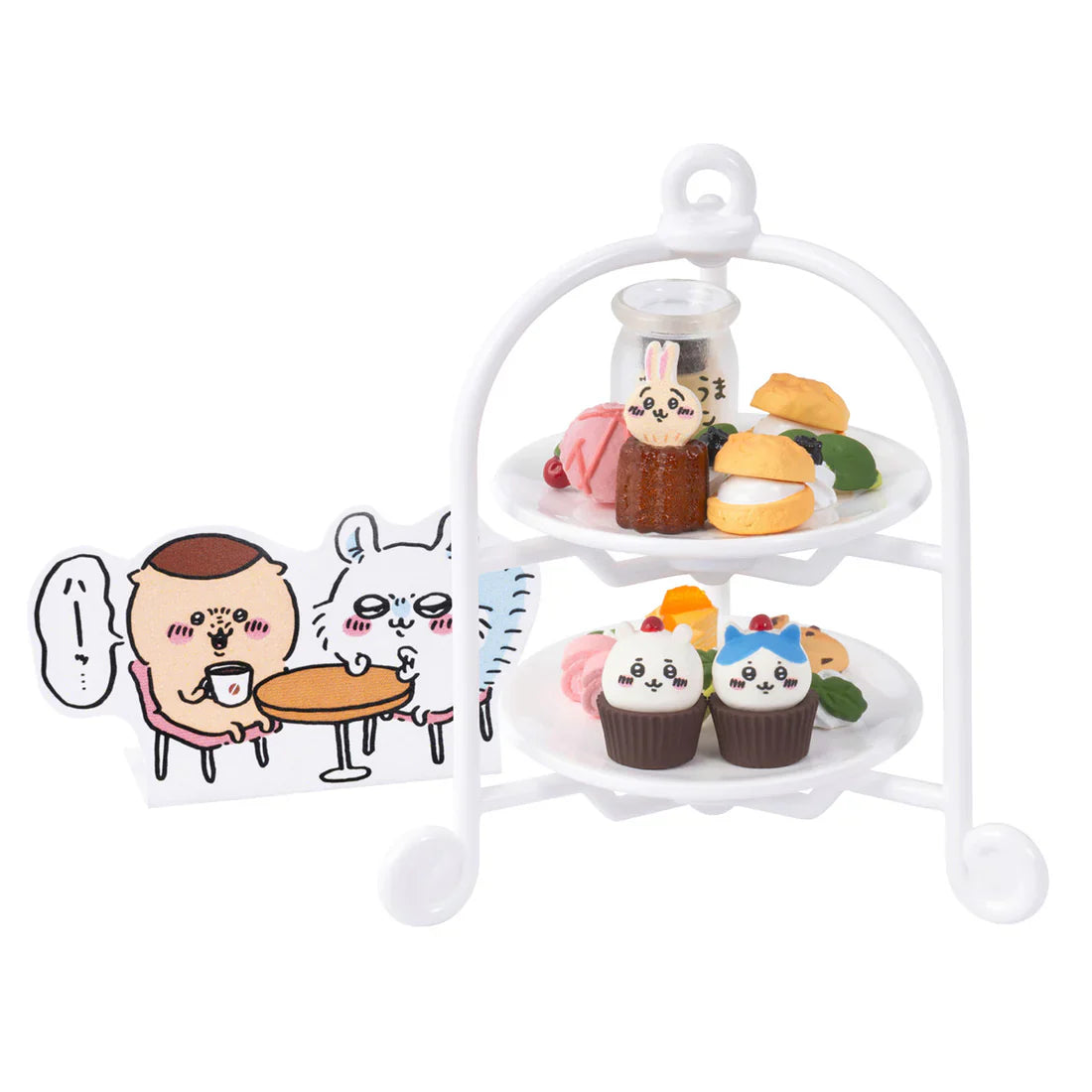 Japan Chiikawa Miniature Serise | Chiikawa Cafe Mini Figure Collection (8 types) 8Pack BOX - Kawaii Miniature World Doll Room - WinnieTheBirds Toy Shop