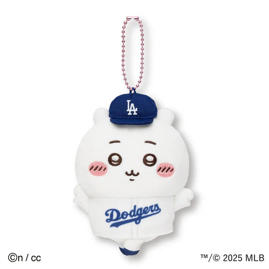Japan ChiiKawa MLB Tokyo Series | ChiiKawa Hachiware Usagi Dodgers Basketball Team Clothes Plush Doll Keychain Kawaii items Room Decoration doll WinnieTheBirds Toy Shop