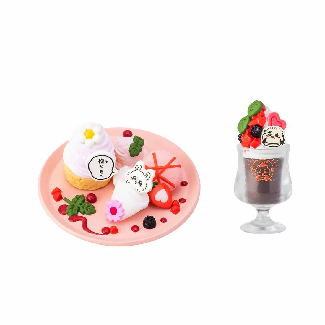 Japan Chiikawa Miniature Serise | Chiikawa Chinese Restaurant Mini Figure Collection (8 types) 8Pack BOX - Kawaii Miniature World Doll Room - WinnieTheBirds Toy Shop