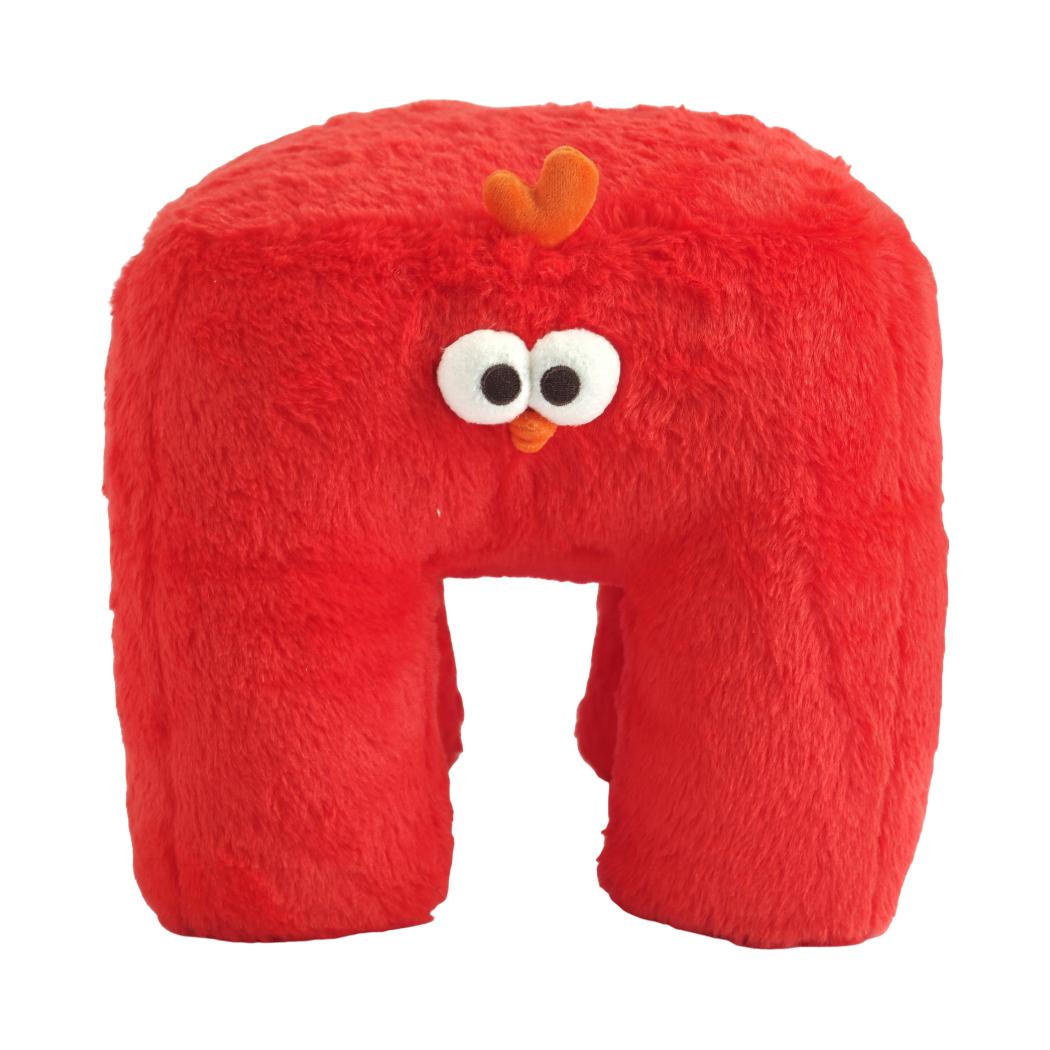 Lovely Chicken Fat Dundun Special Plush Doll | Red Chair Chick - Children Gift Animal Plush Doll
