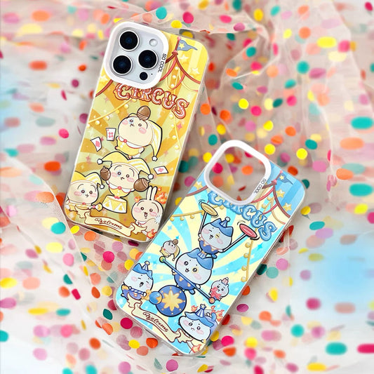 Japanese Cartoon ChiiKawa Circus Laser Case | ChiiKawa Hachiware Usagi Momonga - Phone Case Samsung Galaxy S26 S25 S24 S23 S22 S21 FE Ultra Edge