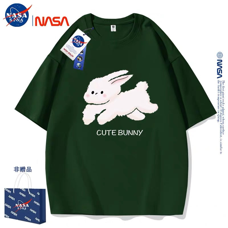 Cute Animals Rabbit Style T-Shirt Series | Cute Bunny Running Part2 - Kawaii Fashion Items for Child & Adult