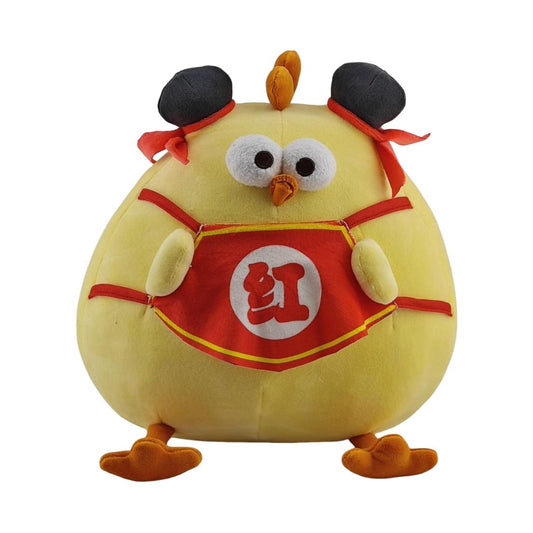 Lovely Chicken Fat Dundun Plush Doll Journey to the West | Nezha Red Boy Chick - Children Gift Animal Plush Doll