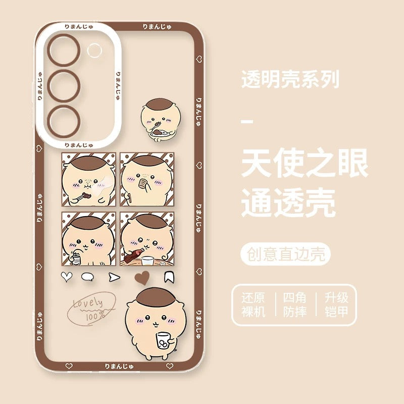 Japanese Cartoon Chiikawa | Kurimanju 5 Styles - Phone Case Samsung Galaxy S26 S25 S24 S23 S22 S21 FE Ultra Edge