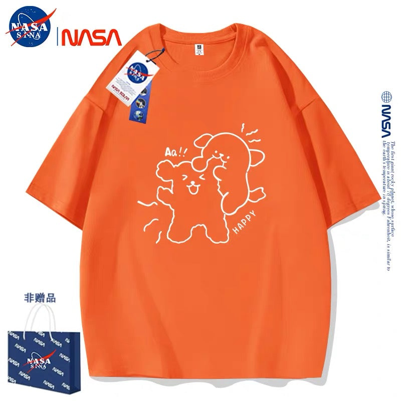 Cute Cartoon Doggie Maltese Puppy Style T-Shirt Series | Sweet Couple Part1 - Kawaii Fashion Items for Child & Adult Matching outfits for Parents and Children