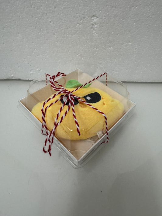 Lovely Chicken Fat Dundun Plush Doll Keychain | Vegipet Sunglasses Lemon Chick - Children Gift Animal Mini Plush Doll