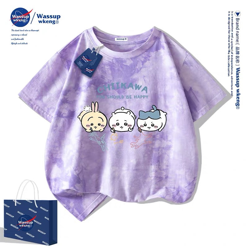 Japanese Cartoon ChiiKawa Casual Style T-Shirt Series | Chiikawa Hachiware Usagi Drawing Part 1 - Kawaii Fashion Items