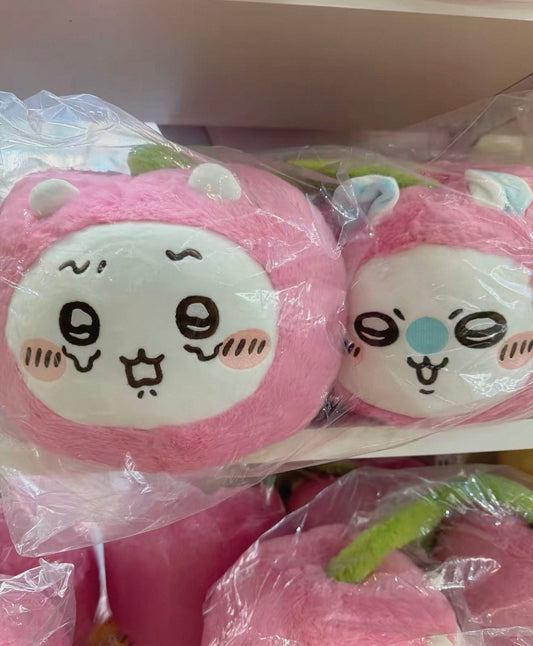 ChiiKawa X Miniso Fruit Market Series Pop Store Limited Become Fruit Giant Plush Doll | ChiiKawa Hachiware Usagi - Kawaii Items Room Decoration doll