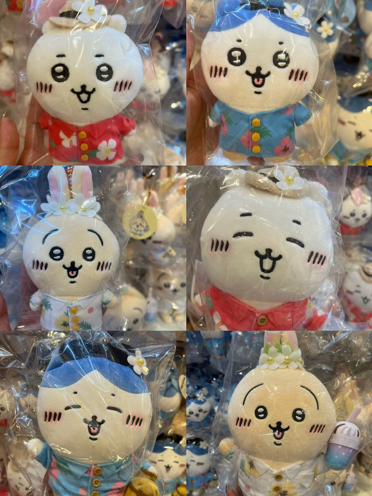 Japan Chiikawa X Travel Series| ChiiKawa Hachiware Usagi - Mini Plush Doll Keychain WinnieTheBirds Toy Shop