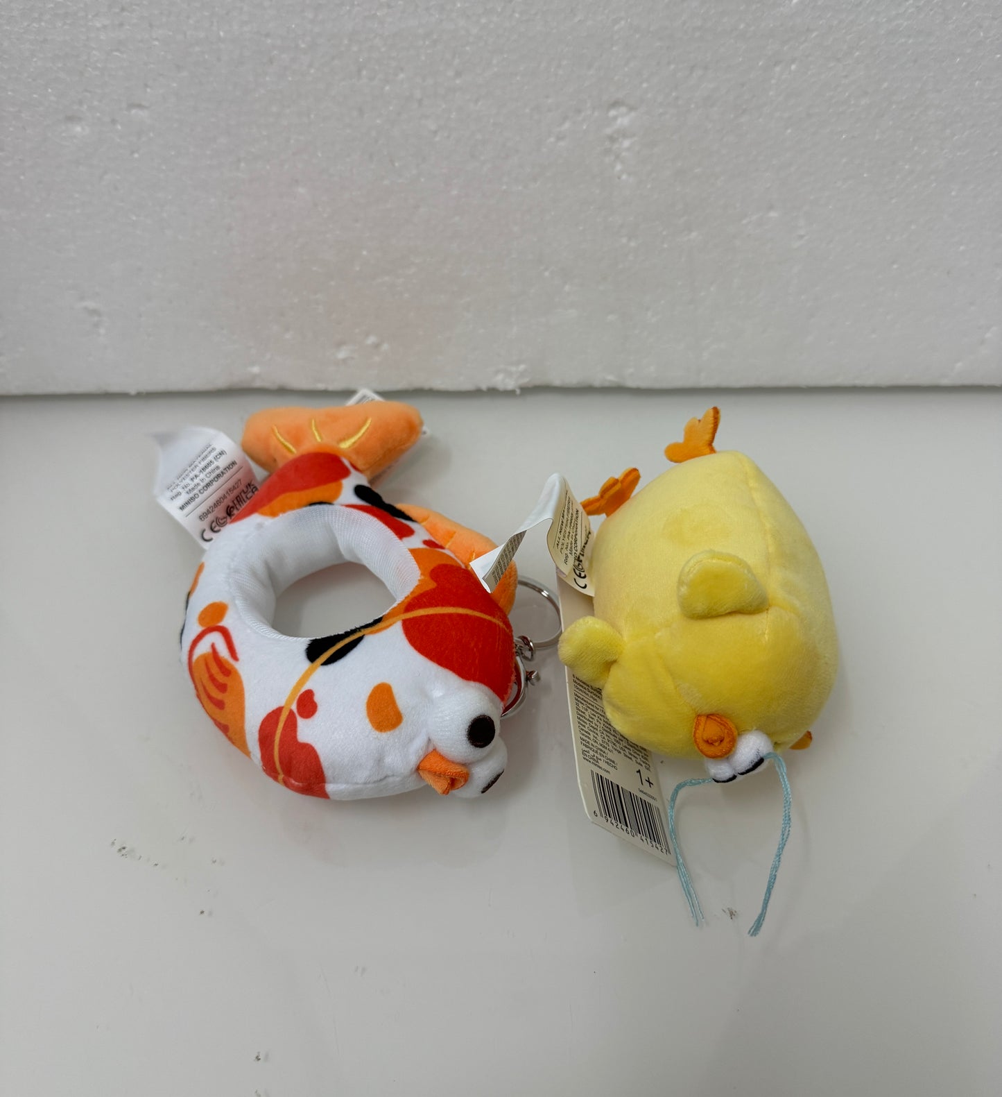 Lovely Chicken Fat Dundun Plush Doll Keychain | Koi Chick with Crying Dun Dun Chick Set - Children Gift Animal Mini Plush Doll