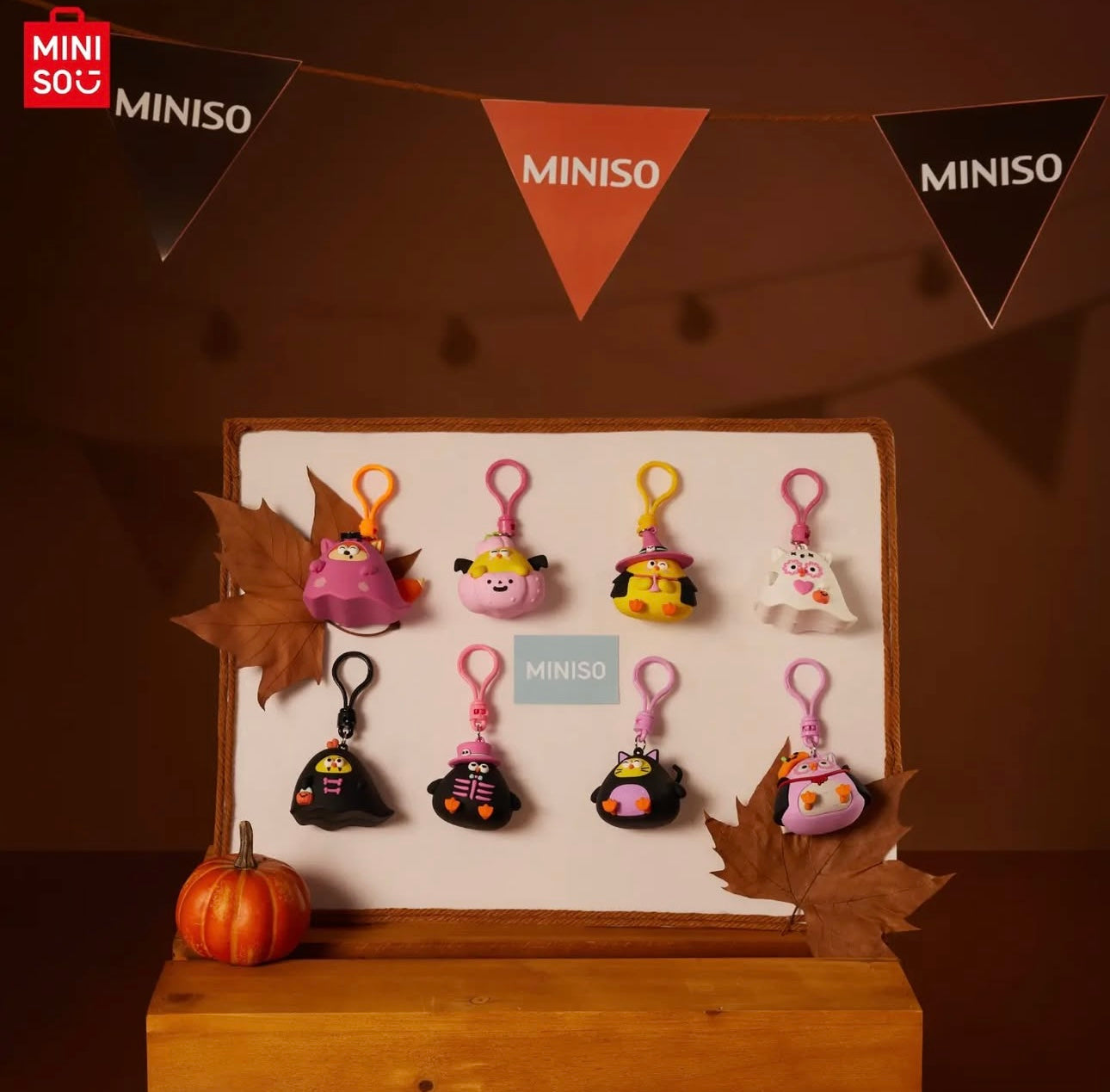 Lovely Chicken Fat Dundun Halloween Plastic Keychain | DunDun Pumpkin - Children Gift Animal Blind Box