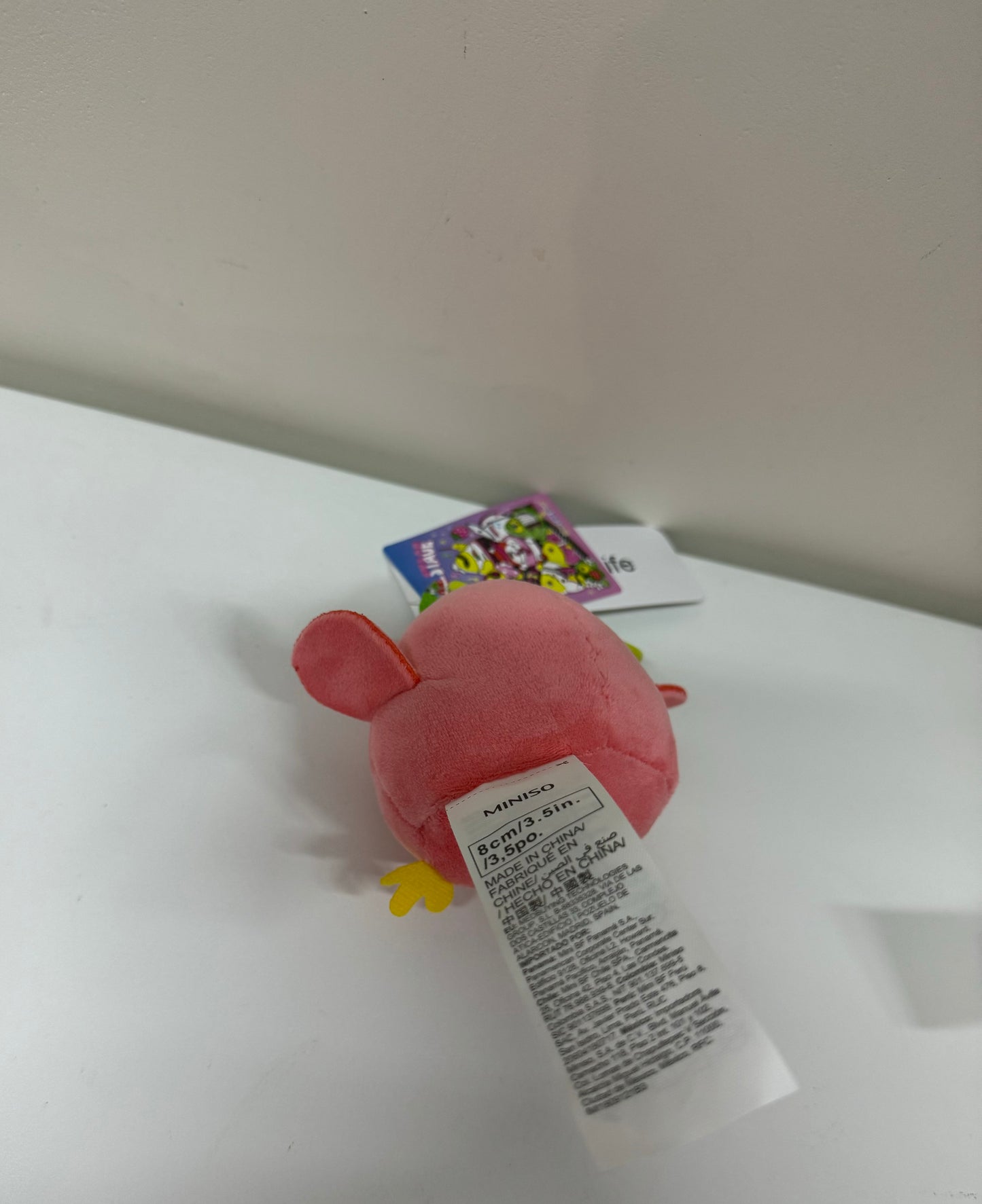 Lovely Chicken Fat Dundun Plush Doll Keychain | Pink Strawberry Chick - Children Gift Animal Mini Plush Doll