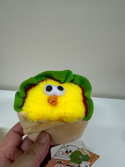 Lovely Chicken Fat Dundun Plush Doll Keychain | Tacos Chick - Children Gift Animal Mini Plush Doll