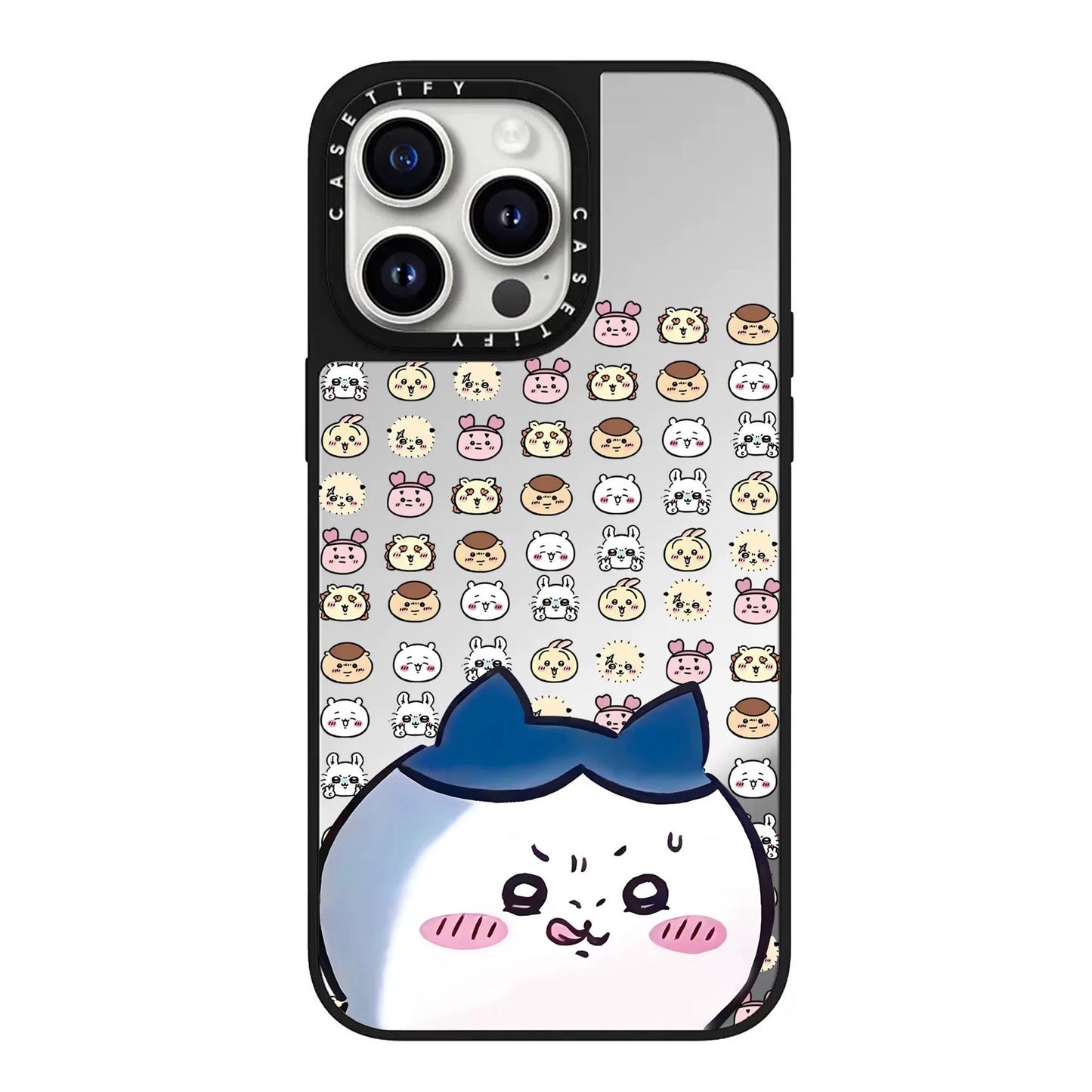 Japanese Cartoon ChiiKawa Mirror Phone Case | ChiiKawa Hachiware Usagi Medley Series 3 - iPhone Case 11 12 13 14 15 16 Pro Promax WinnieTheBirds Toy Shop