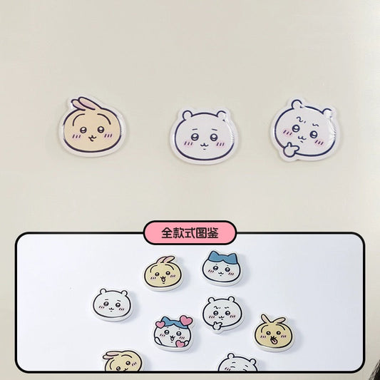 ChiiKawa X Miniso | ChiiKawa Hachiware Usagi Big Head Fridge Magnet - Kawaii items Room Decoration