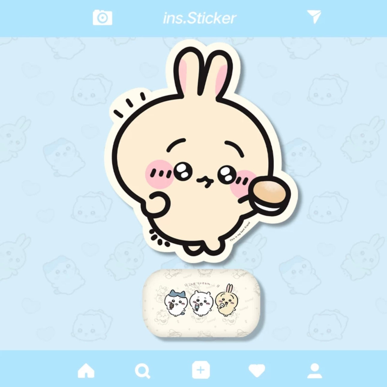 Japanese Cartoon Chiikawa Mouse Pad | ChiiKawa Usagi Dating - Can with Hand Pillow Rest WinnieTheBirds Toy Shop