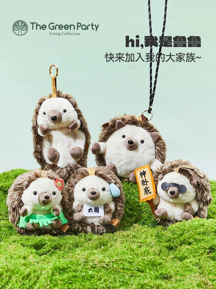 Adorable Wooden Hedgehog Keyring – Personalised Animal Keychain Gift For Her, Bag Tag