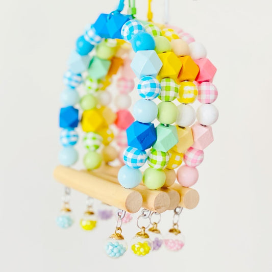 Wooden Swings Handmade Bird Toys Organic Bird Cages Accessories