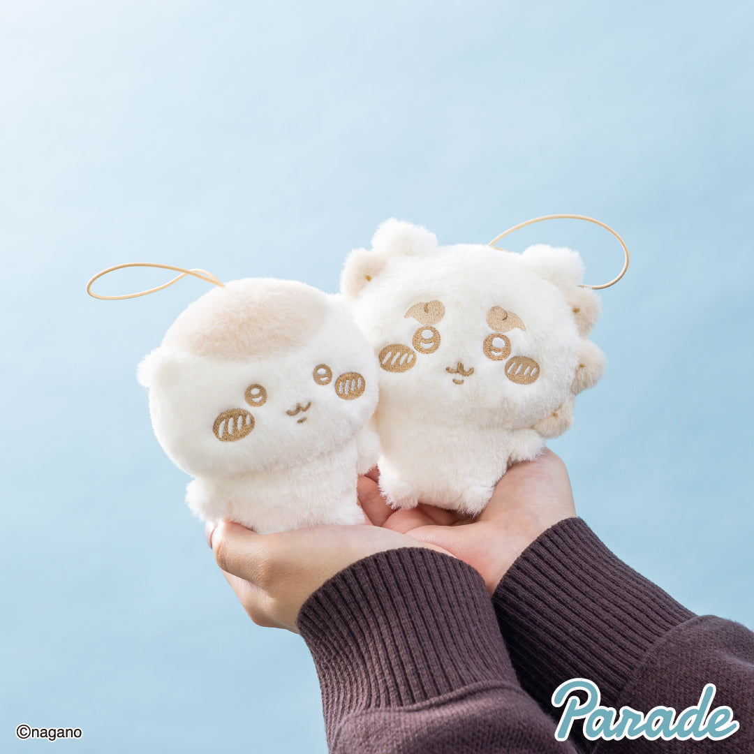 Japan ChiiKawa | ChiiKawa Hachiware Kurimanju Shisa Milk Colour Version Cute Plush Doll Keychain - Kawaii items Room Decoration doll