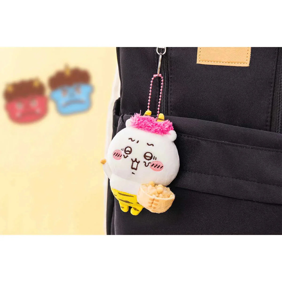 Japan ChiiKawa Mamemaki Spring series | ChiiKawa Hachiware Usagi Mamemaki Plush Doll Keychain - Kawaii items Room Decoration doll WinnieTheBirds Toy Shop