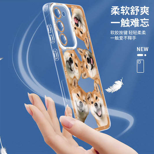 Japan Styles Dog Fun Photo Series | Shiba Inu Part2 8 Styles - Phone Case Samsung Galaxy S26 S25 S24 S23 S22 S21 FE Ultra Edge