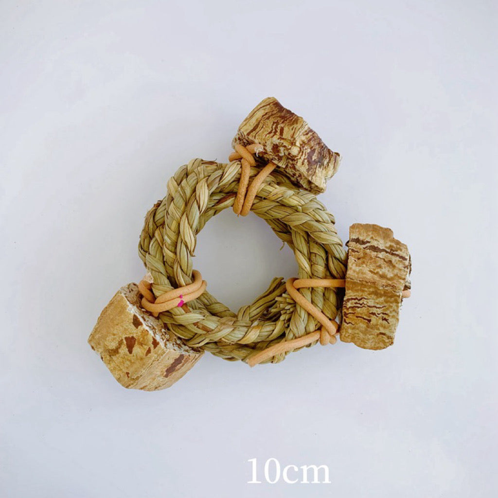 Colourful Natural Parrot Foot Toys Birdie Toy for Small Medium Large Size Bird Toys Small Animals Bite Toys