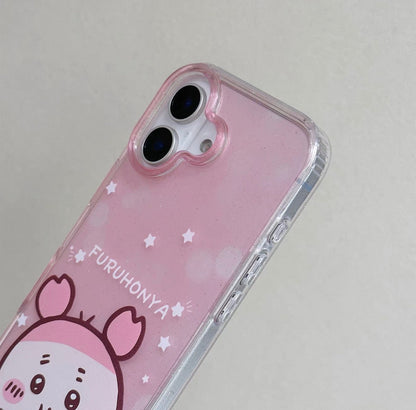 Japanese Cartoon ChiiKawa Gittler Colour Clear Case | Say Hi Kurimanju Rakko Shisa Furuhonya - Phone Case Samsung Galaxy S26 S25 S24 S23 S22 S21 FE Ultra Edge