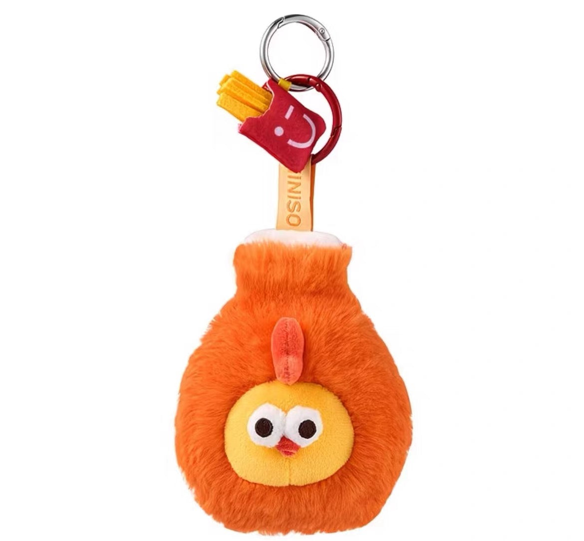 Lovely Chicken Fat Dundun Plush Doll Keychain | Fried Chicken DunDun - Children Gift Animal Mini Plush Doll