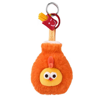 Lovely Chicken Fat Dundun Plush Doll Keychain | Fried Chicken DunDun - Children Gift Animal Mini Plush Doll
