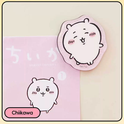 ChiiKawa X Miniso | ChiiKawa Hachiware Usagi Momonga Kurimanju Rakko Magnet with Card - Kawaii Item Cute Accessories  WinnieTheBirds Toy Shop