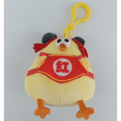Lovely Chicken Fat Dundun Plush Doll Keychain Journey to the West | Nezha Red Boy Chick - Children Gift Animal Mini Plush Doll