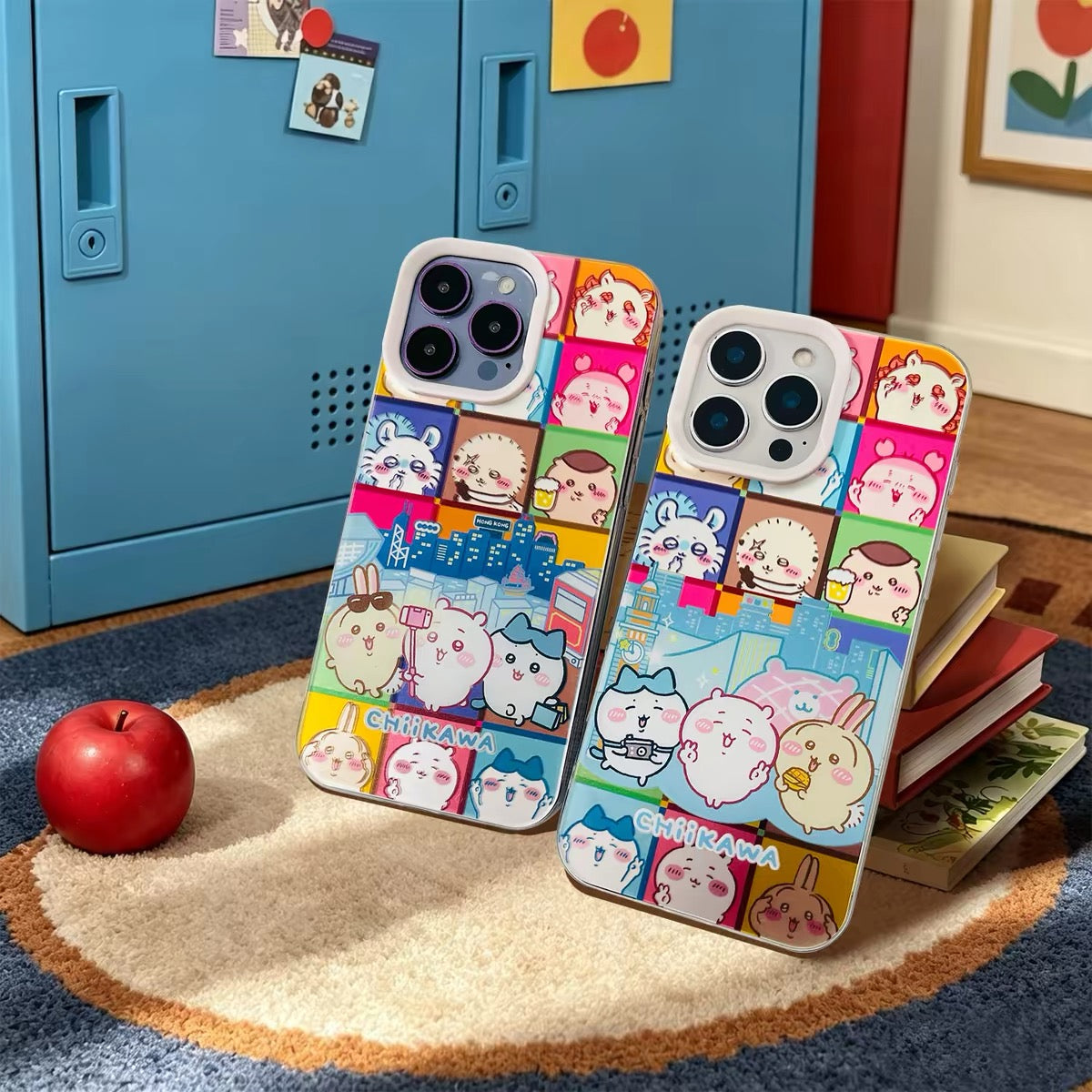 Japanese Cartoon ChiiKawa Laser Case | Sightseeing in City Day and Light - Phone Case Samsung Galaxy S26 S25 S24 S23 S22 S21 FE Ultra Edge