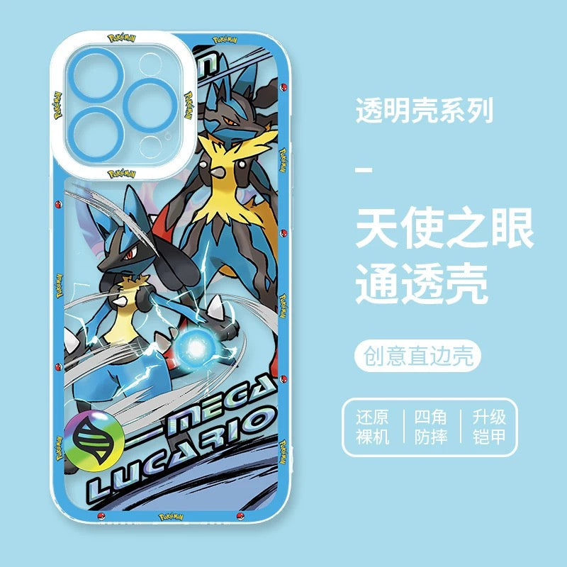 Japan Cartoon Pokemon Mega Evolution Anime | Metagross Scizor Latios Garchomp Rayquaza Lucario Charizard X Y Gardevoir - iPhone Case PLUS SE2 XS XR X 11 12 13 14 15 16 16e 17 17 17e Pro Promax 12mini 13mini
