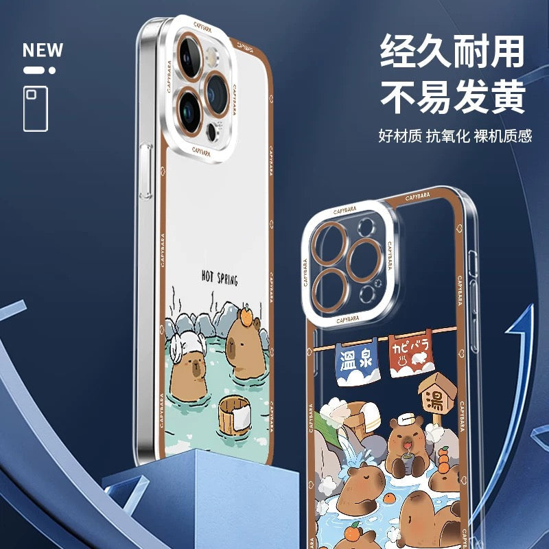 Cute Animal Capybara | Part1 8 Styles - iPhone Case PLUS SE2 XS XR X 11 12 13 14 15 16 16e 17 17e Pro Promax 12mini 13mini