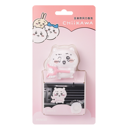ChiiKawa X Miniso | Chiikawa Hachiware Car Vehicle Air Freshener - Kawaii Items Decoration  WinnieTheBirds Toy Shop