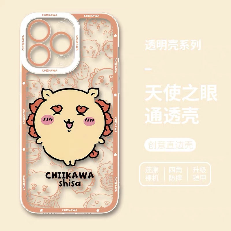 Japanese Cartoon Chiikawa Outing Daily with Comic | Chiikawa Hachiware Usagi Momonga Kurimanju Rakko Shisa Furuhonya 8 Styles - iPhone Case PLUS SE2 XS XR X 11 12 13 14 15 16 16e 17 17e 18 Pro Promax 12mini 13mini