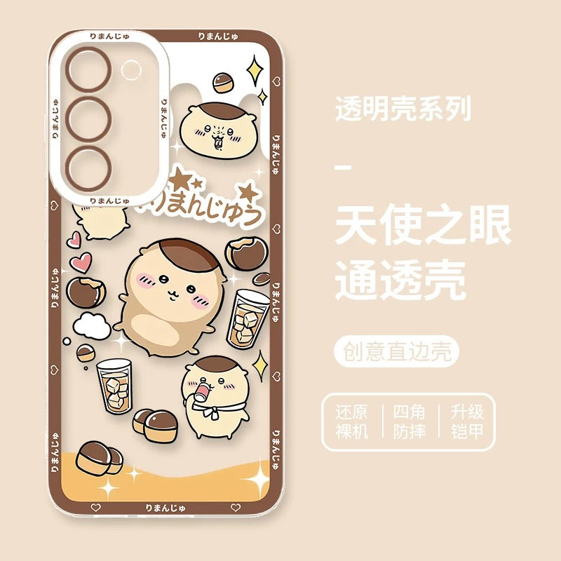 Japanese Cartoon Chiikawa | Kurimanju 5 Styles - Phone Case Samsung Galaxy S26 S25 S24 S23 S22 S21 FE Ultra Edge
