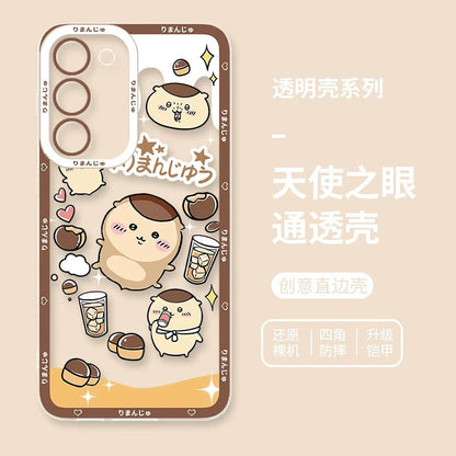 Japanese Cartoon Chiikawa | Kurimanju 5 Styles - Phone Case Samsung Galaxy S26 S25 S24 S23 S22 S21 FE Ultra Edge