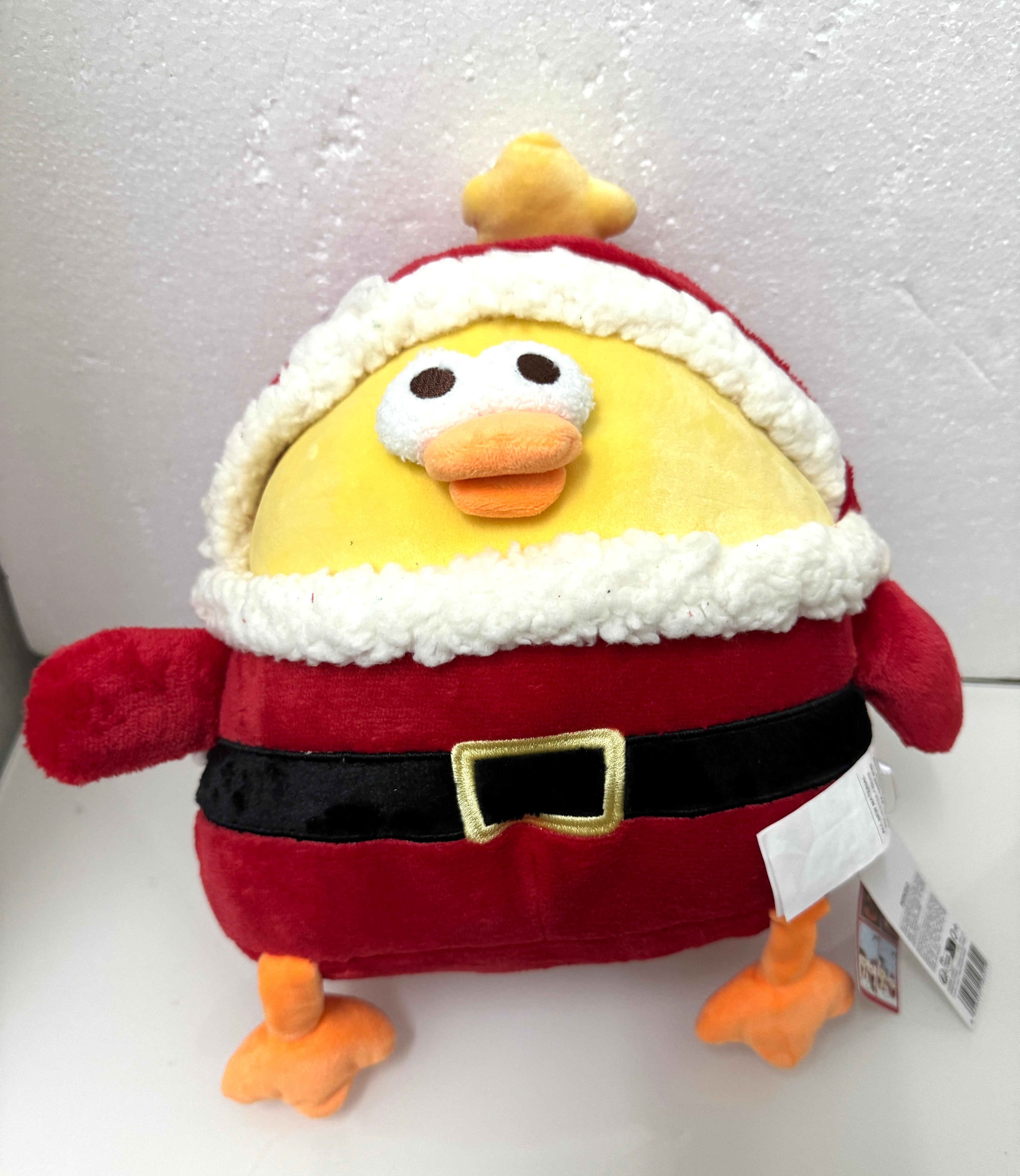 かわいいニワトリのファット・ドゥンドゥンクリスマスぬいぐるみ