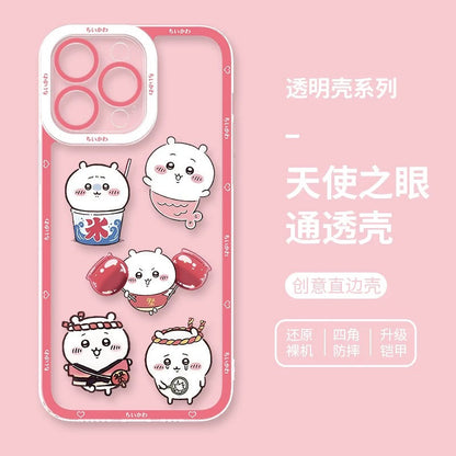 Japanese Cartoon Chiikawa | Usagi & Summer Times 8 Styles - iPhone Case PLUS SE2 XS XR X 11 12 13 14 15 16 16e 17 17e Pro Promax 12mini 13mini