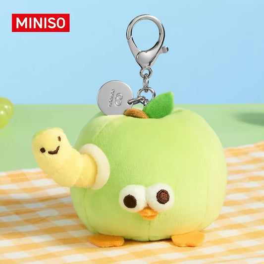 Lovely Chicken Fat Dundun Plush Doll Keychain | Vegipet Green Apple Chick - Children Gift Animal Mini Plush Doll