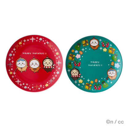 Japan ChiiKawa Christmas X Convenience Store Lottery | Prize A B C D E - ChiiKawa Hachiware Usagi Momonga Kurimanju Giant Plush Doll Cushion Keychain Plate Candle Crystal Ball Kawaii items Room Decoration WinnieTheBirds Toy Shop