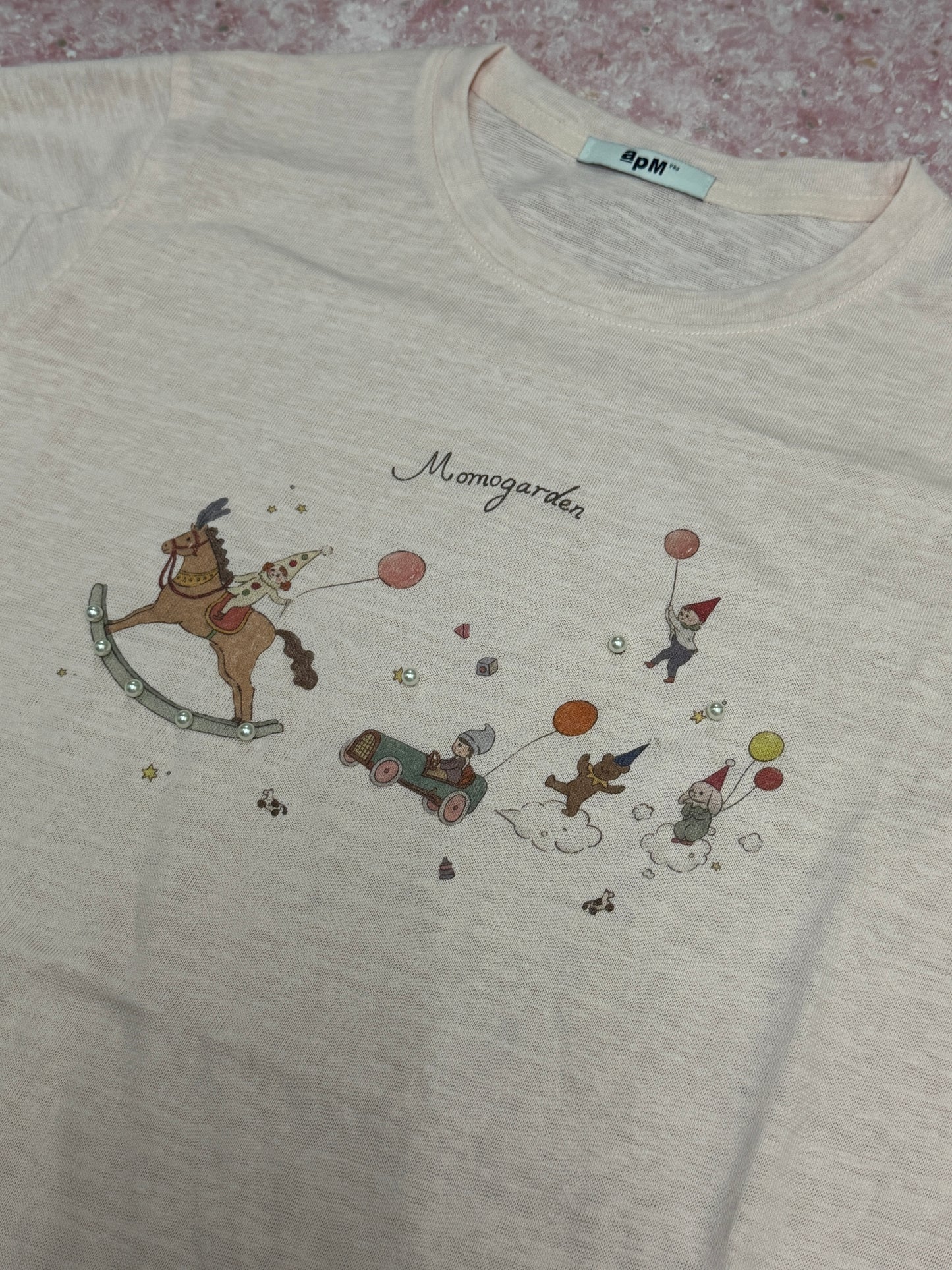 Korean Fashion Cute Animals Style T-Shirt Series | Flying Circus with Pearl- Kawaii Fashion Items